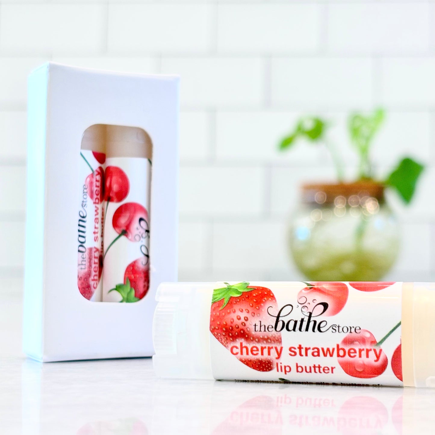 lip butter - cherry strawberry - 2-pk
