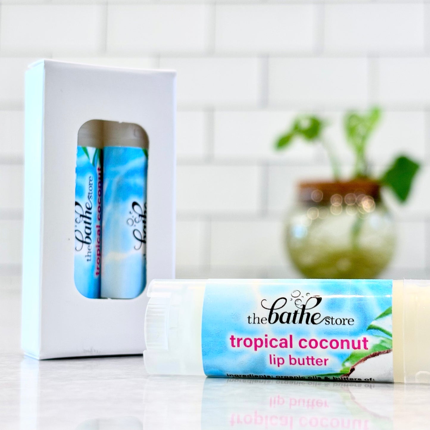 lip butter - tropical coconut - 2-pk