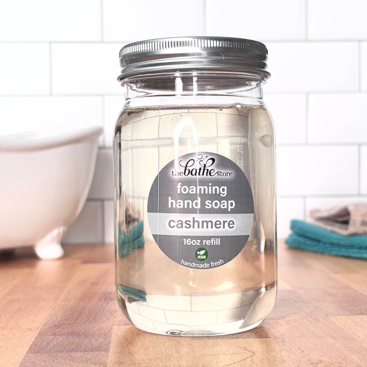 foaming hand soap - cashmere - 16oz refill jar