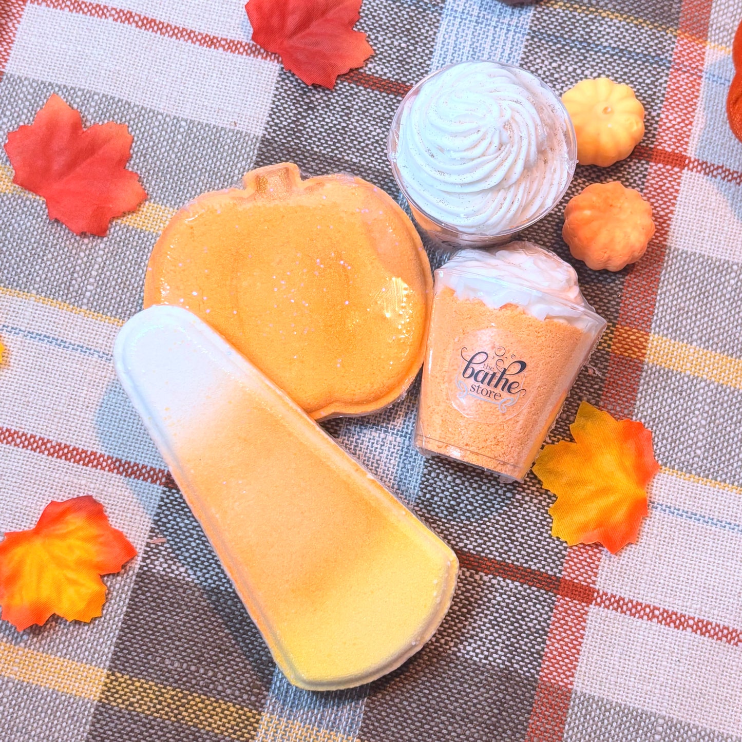 pumpkin spice bubble cups