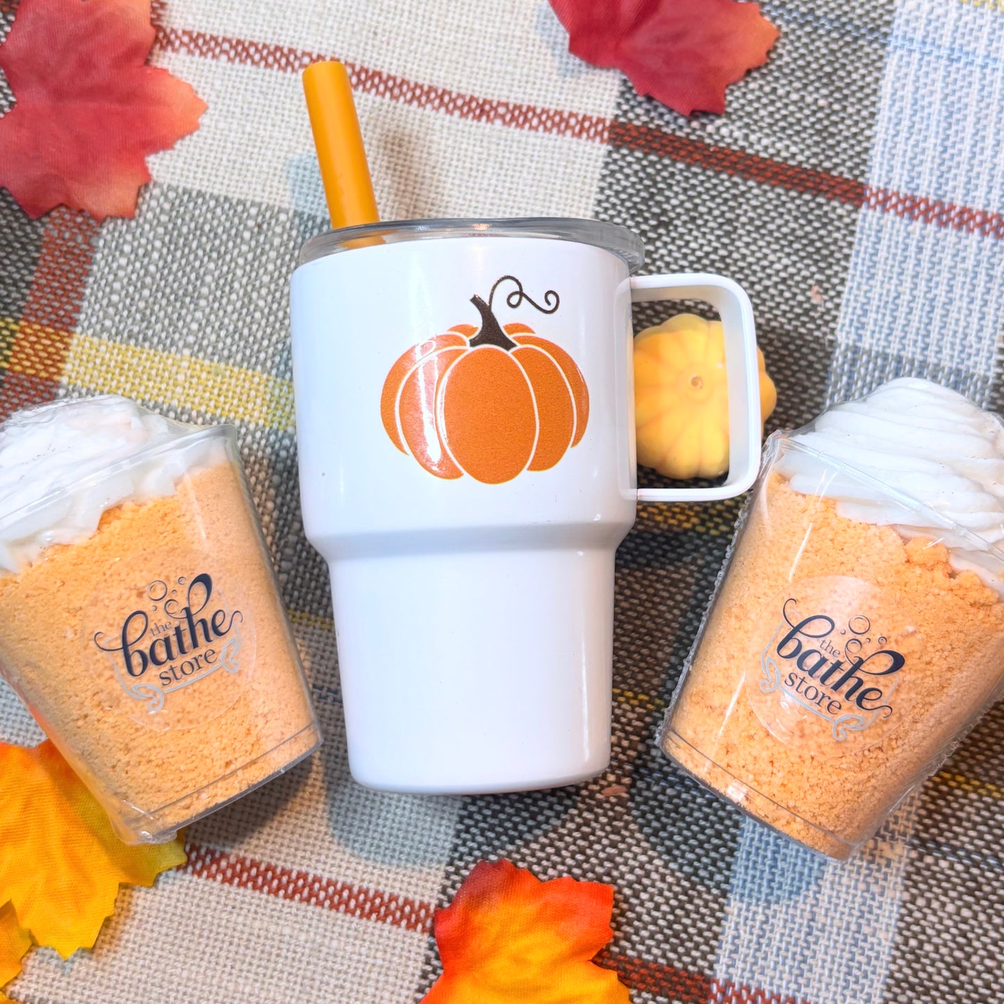 pumpkin spice bubble cups