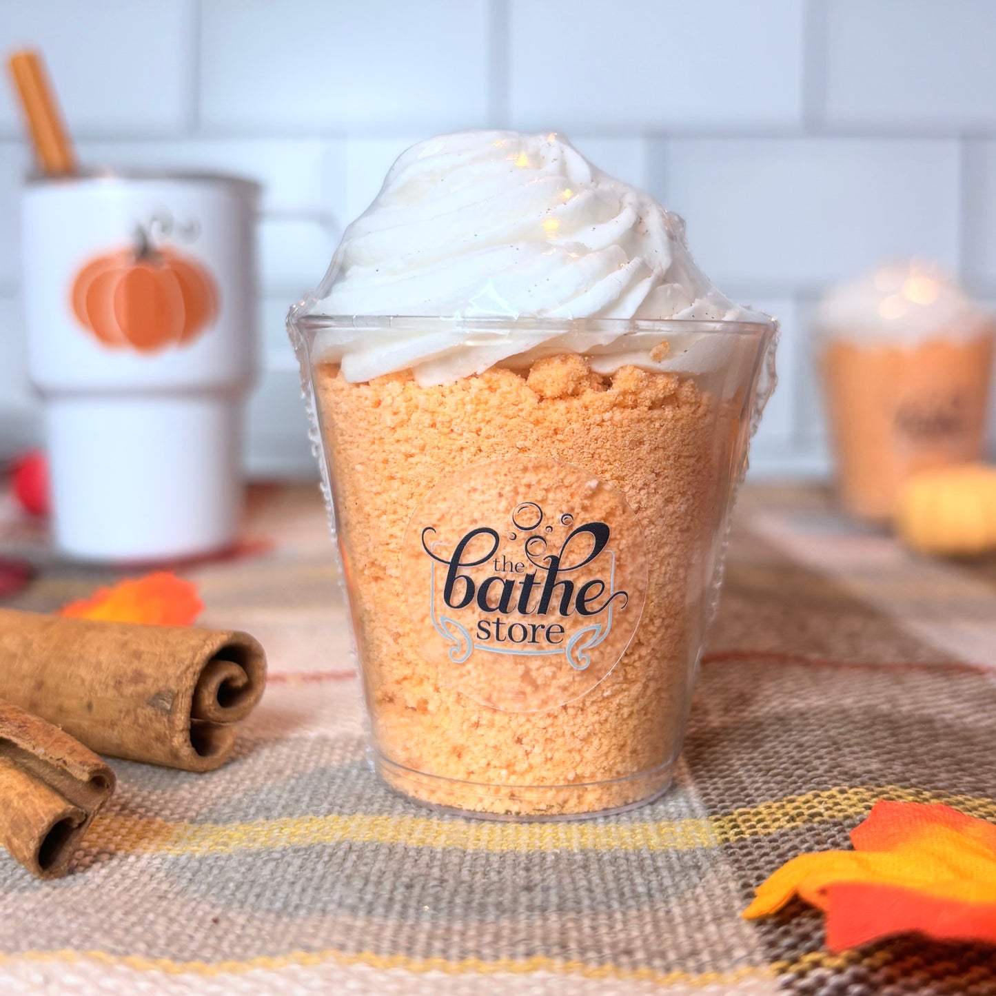pumpkin spice bubble cups