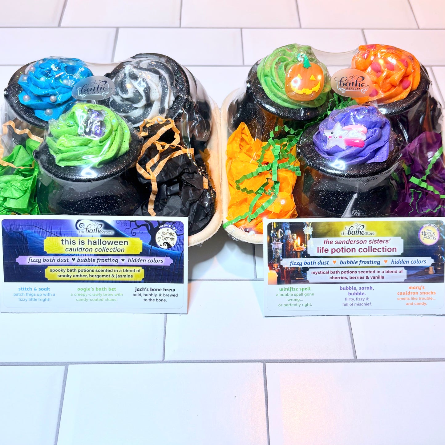 bubble bomb cauldrons - nightmare before christmas