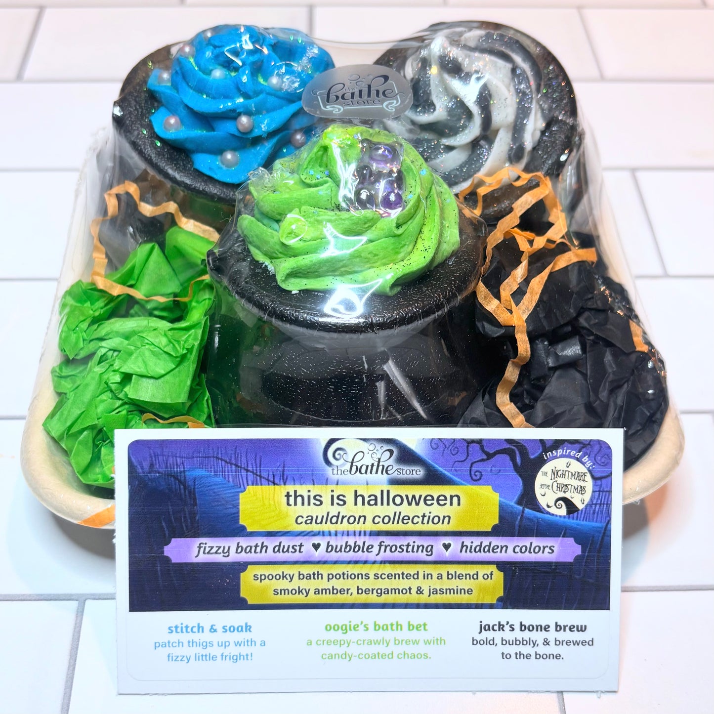 bubble bomb cauldrons - nightmare before christmas