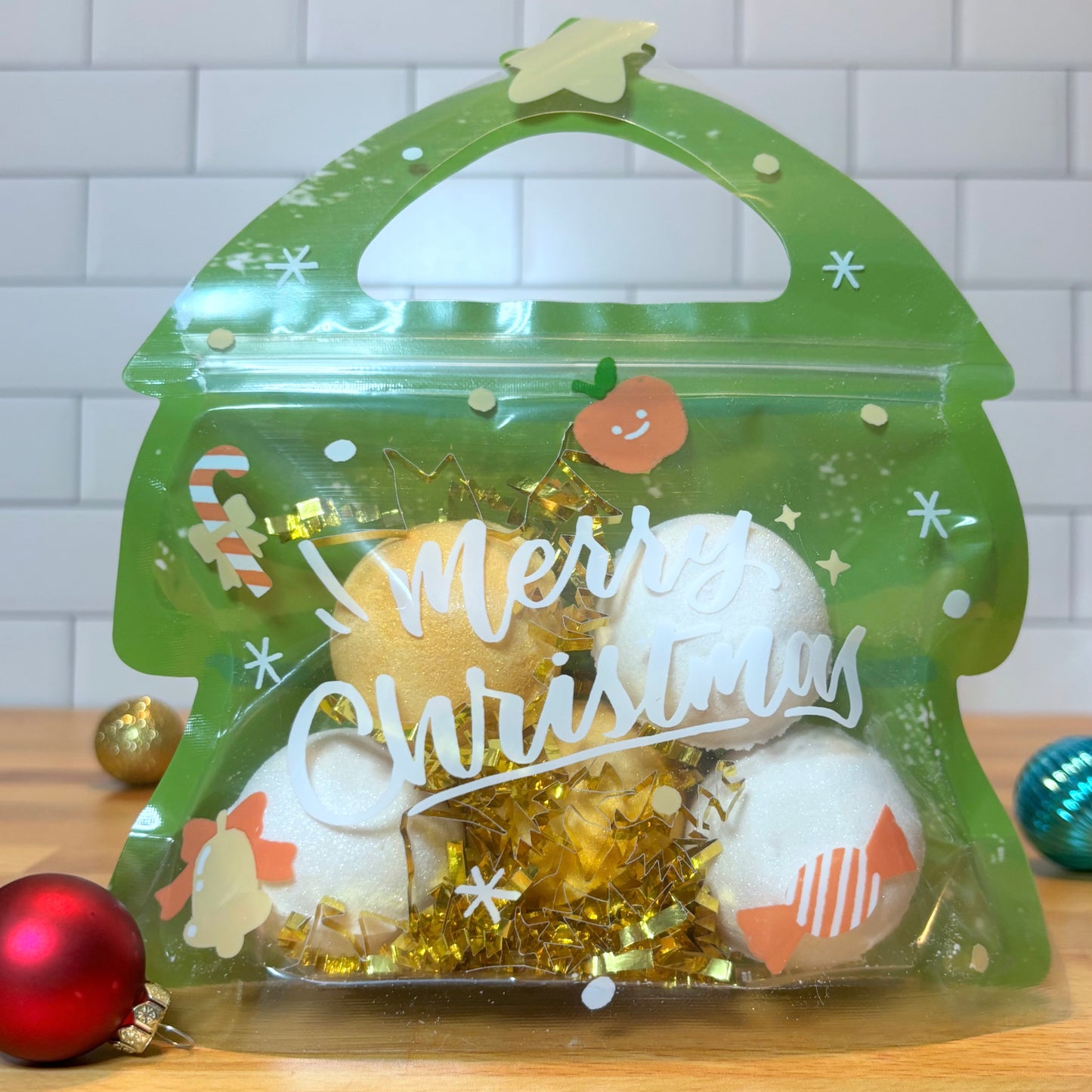 mini bath bomb holiday bag
