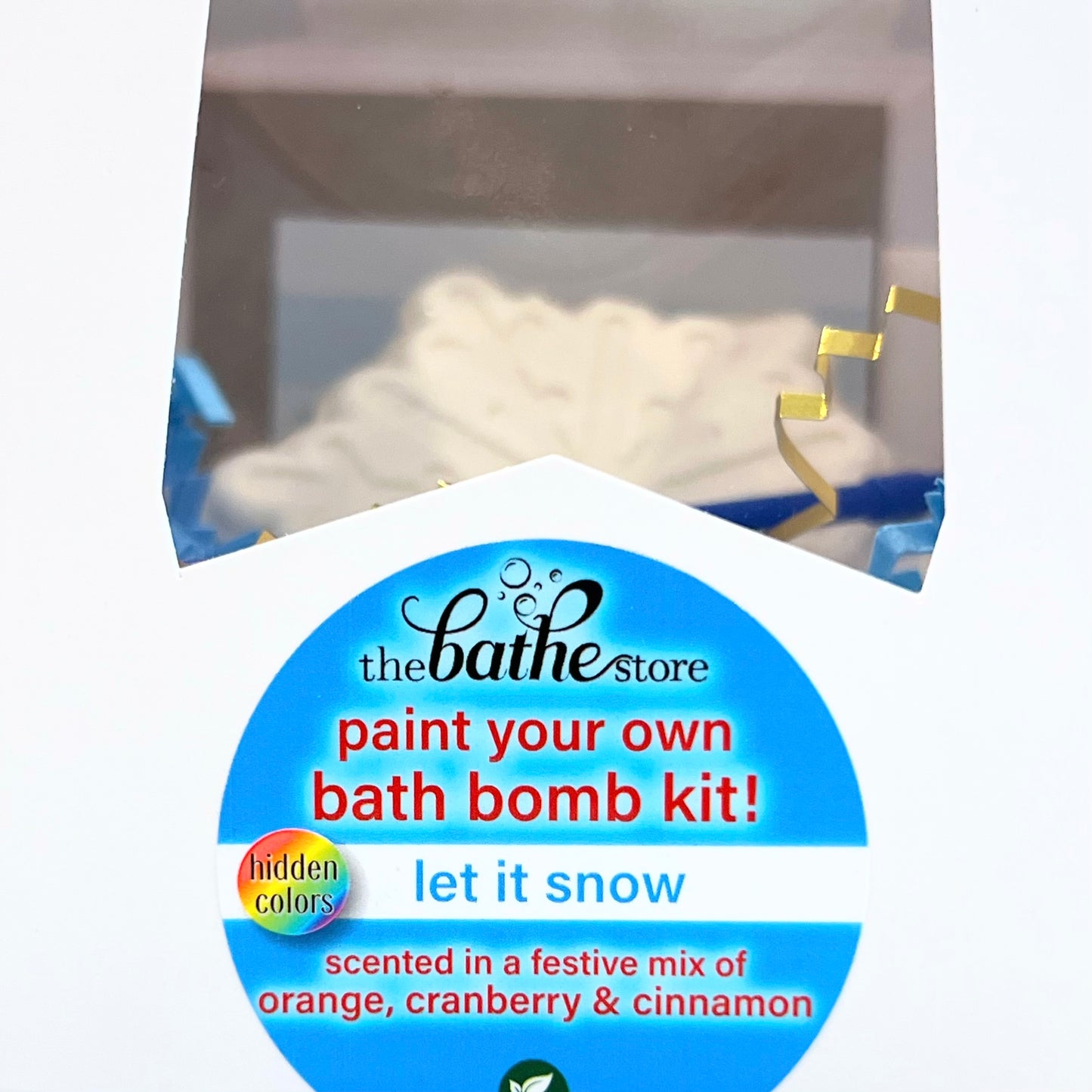 let it snow - paint your own bath bomb kit