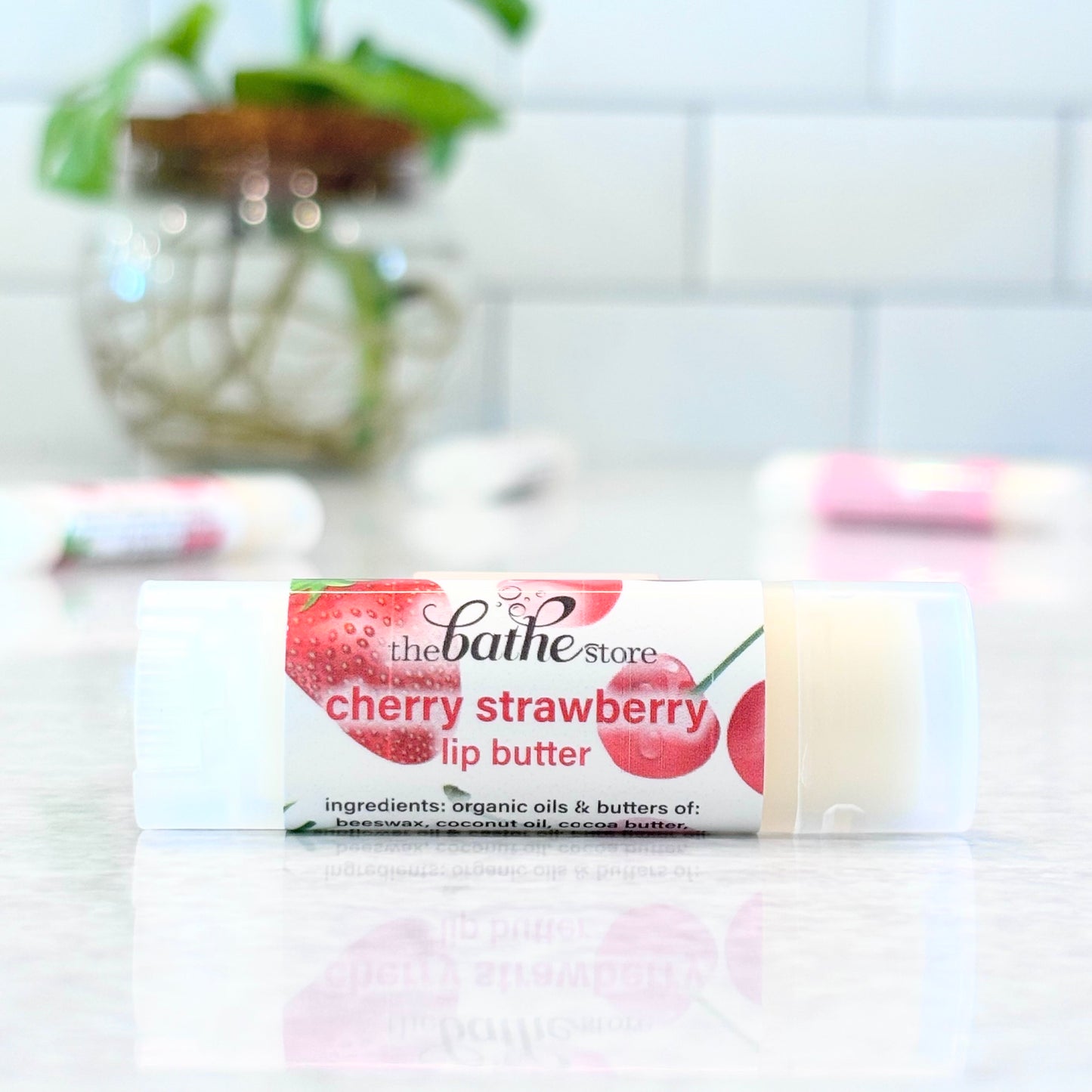 lip butter - cherry strawberry - 2-pk
