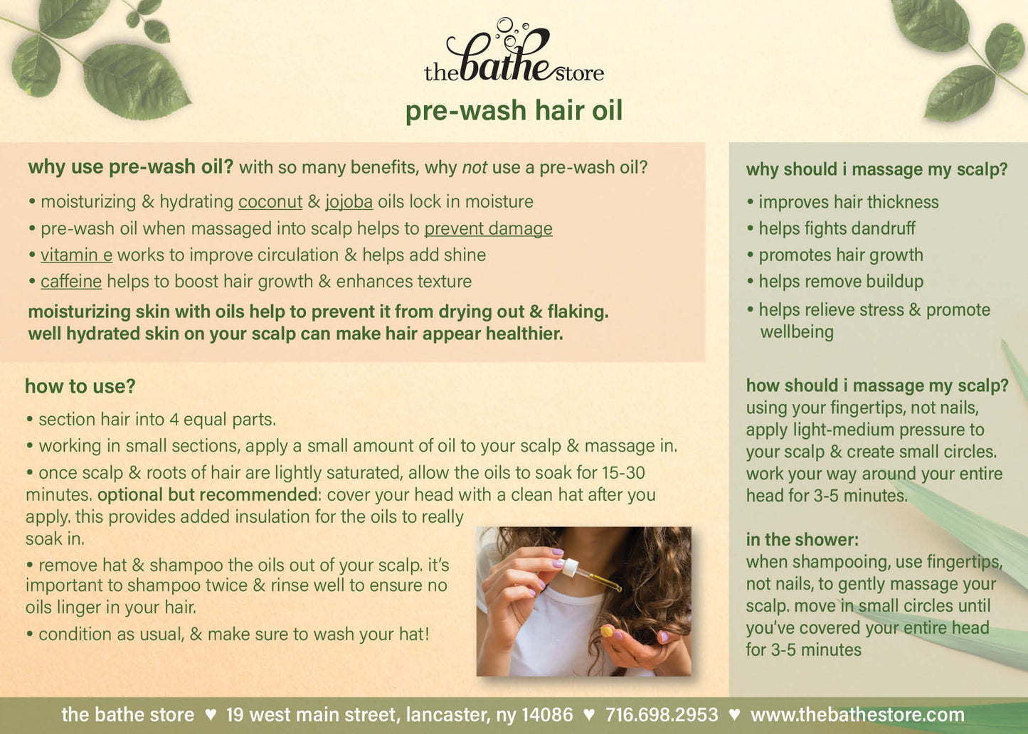 pre-wash hair oil