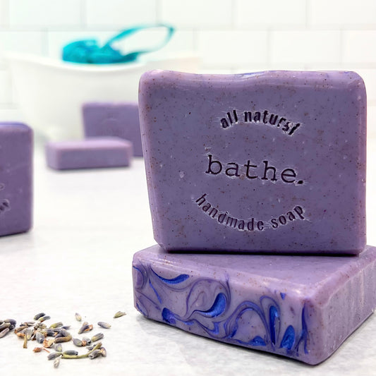 lavender walnut scrub - bar soap