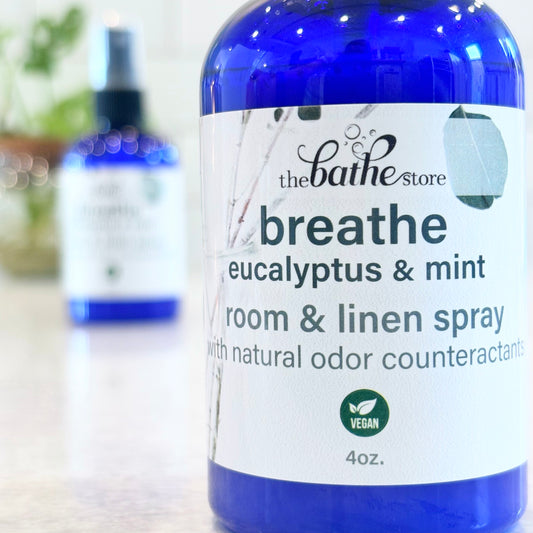 room & linen spray: breathe (eucalyptus & mint)