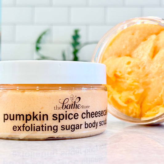 pumpkin spice cheesecake body scrub