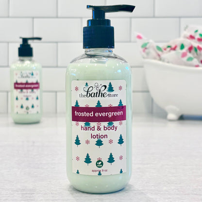 hand & body lotion - frosted evergreen