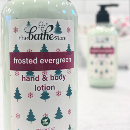 hand & body lotion - frosted evergreen