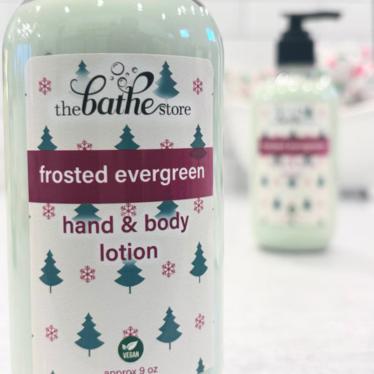 hand & body lotion - frosted evergreen