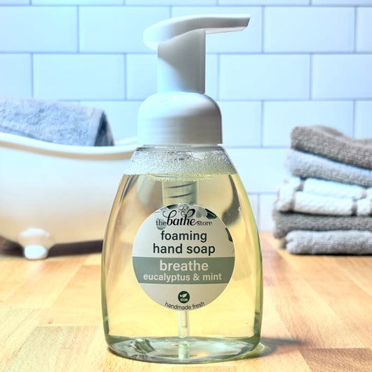 foaming hand soap - breathe - 8.5 oz bottle