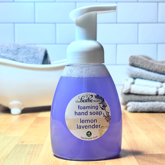 foaming hand soap - lemon lavender - 9 oz bottle