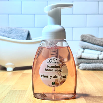 foaming hand soap - cherry almond - 8.5 oz bottle