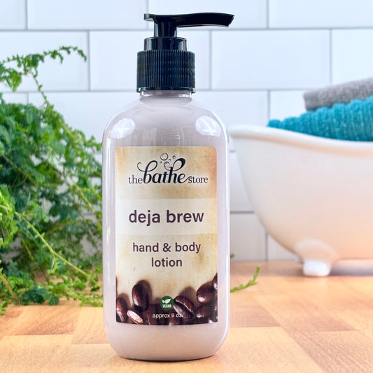 hand and body lotion - deja brew