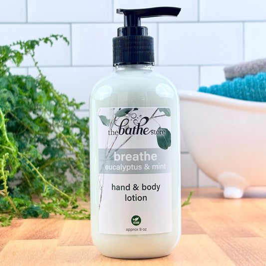 hand and body lotion - breathe