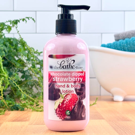 hand & body lotion - chocolate dipped strawberry