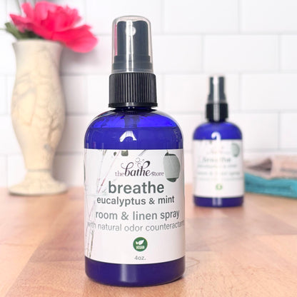 room & linen spray: breathe (eucalyptus & mint)