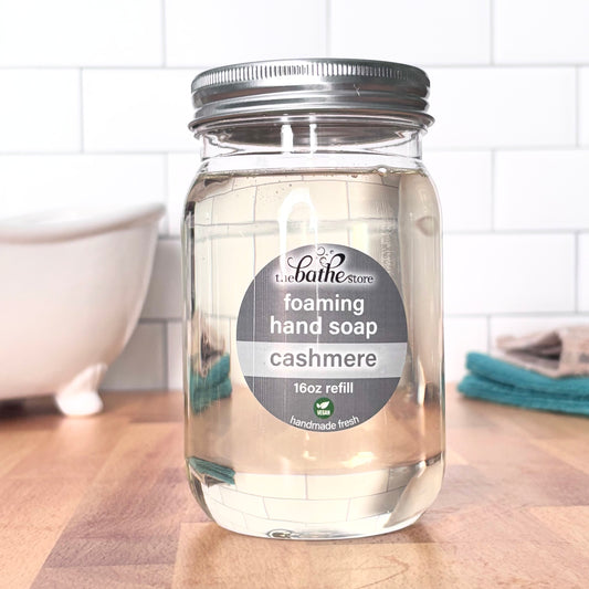 foaming hand soap - cashmere - 16oz refill jar