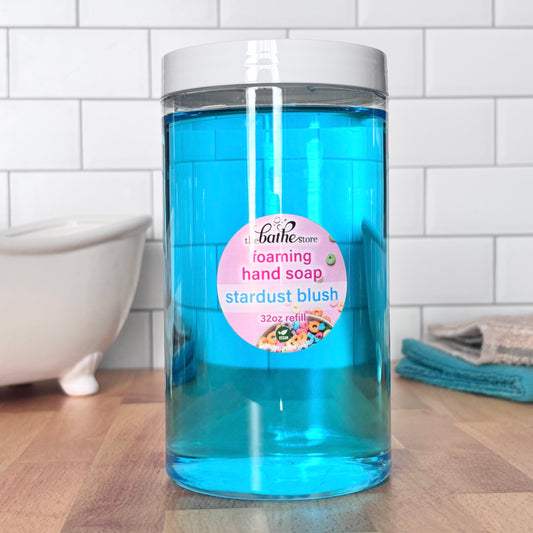 foaming hand soap - stardust blush - 32oz refill jar