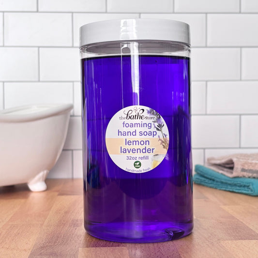 foaming hand soap - lemon lavender - 32oz refill jar