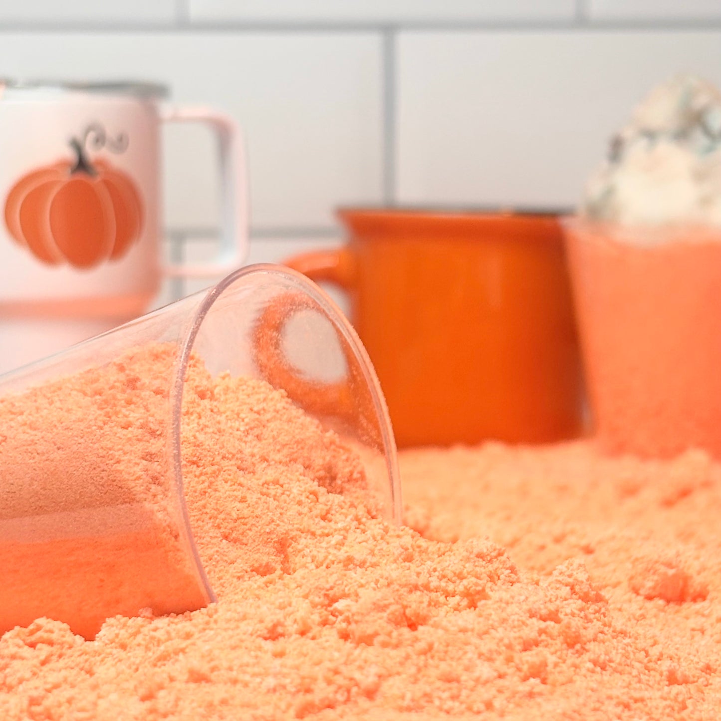 pumpkin spice bubble cups