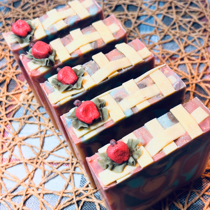 baked apple pie - bar soap