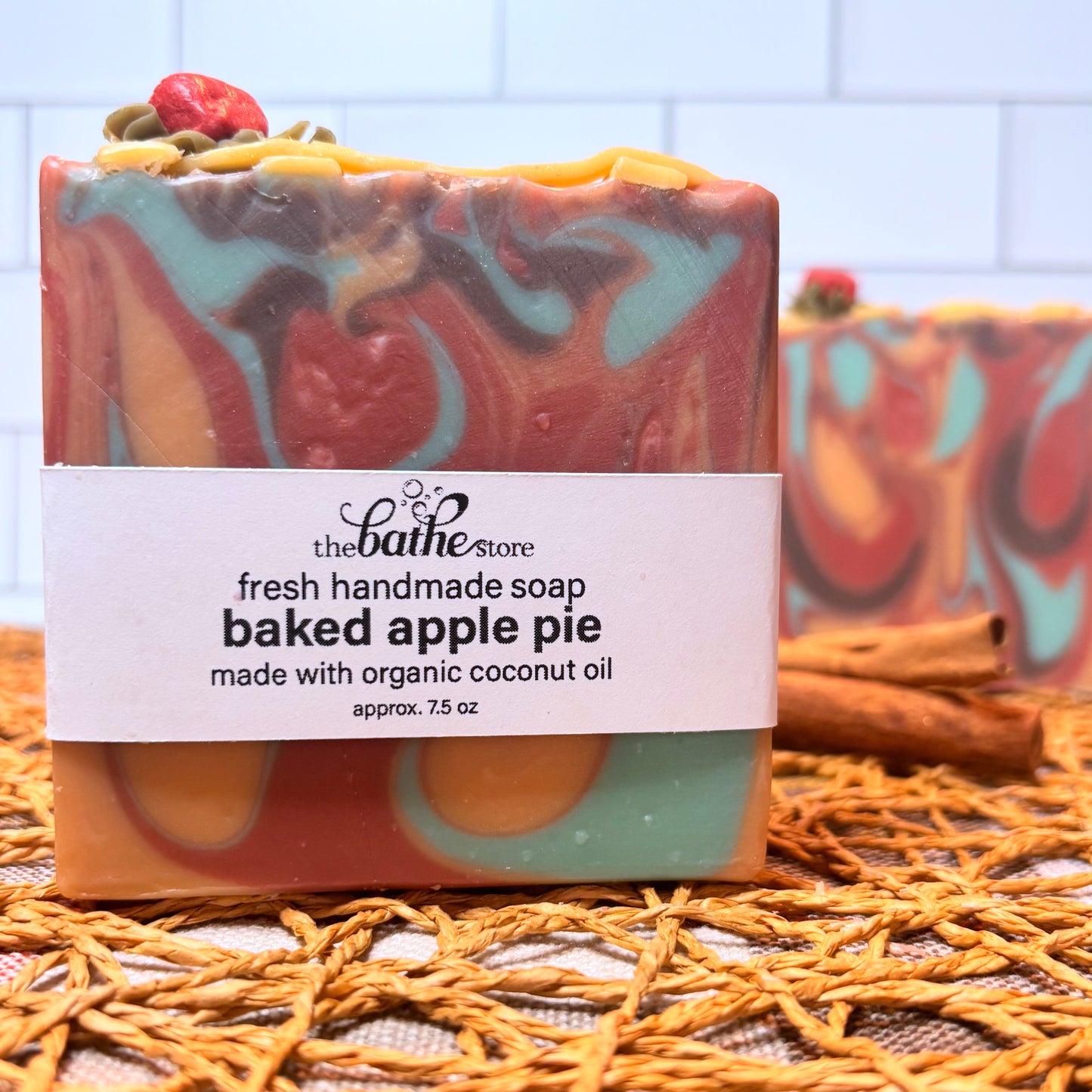 baked apple pie - bar soap