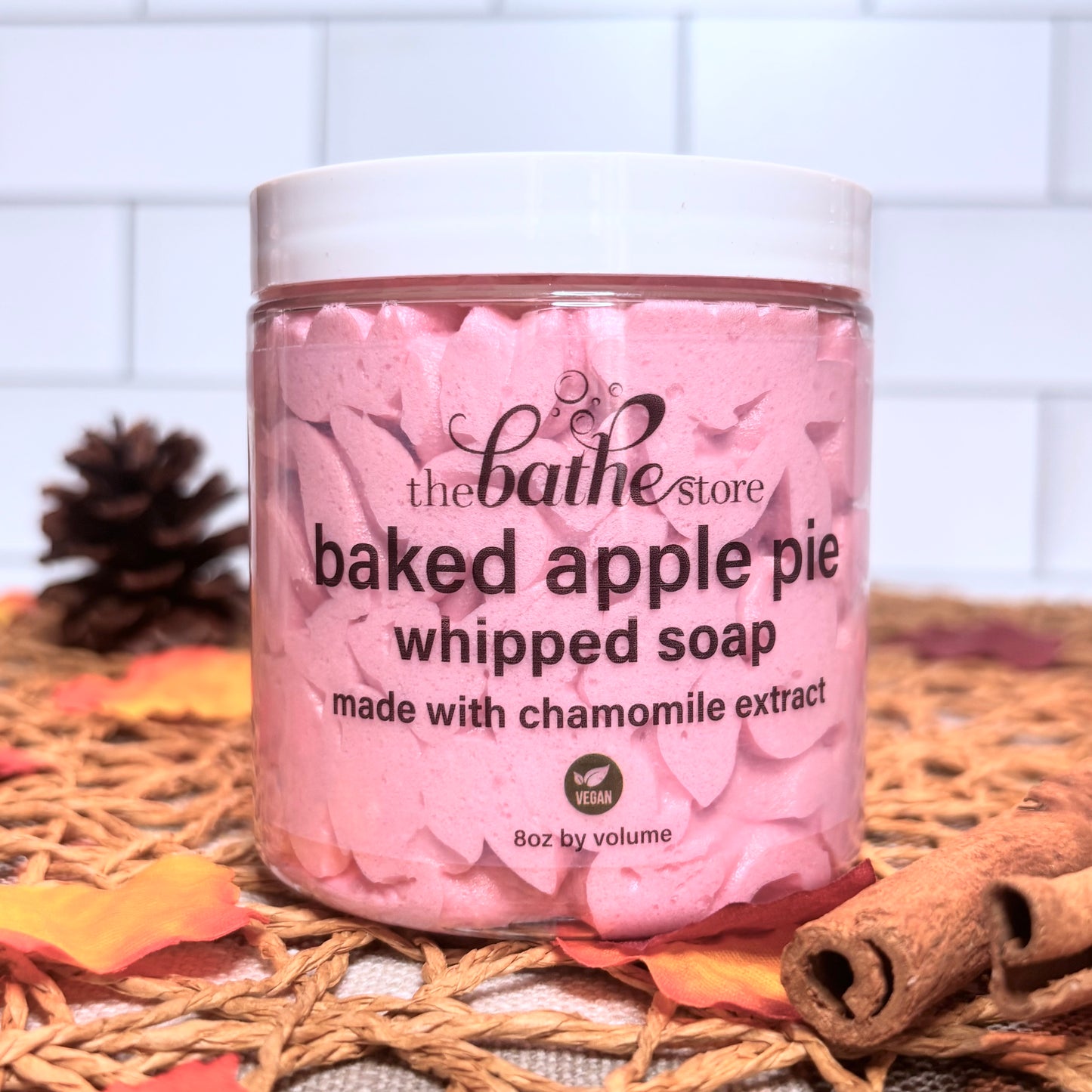 whipped soap - baked apple pie