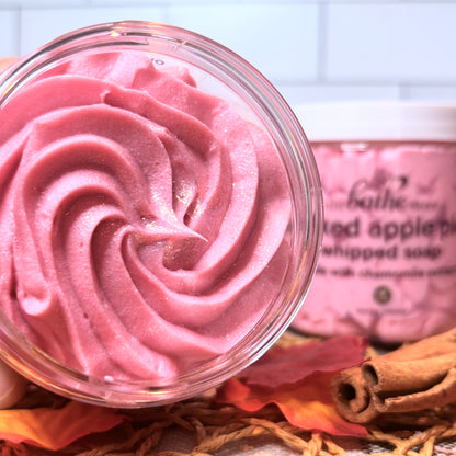 whipped soap - baked apple pie