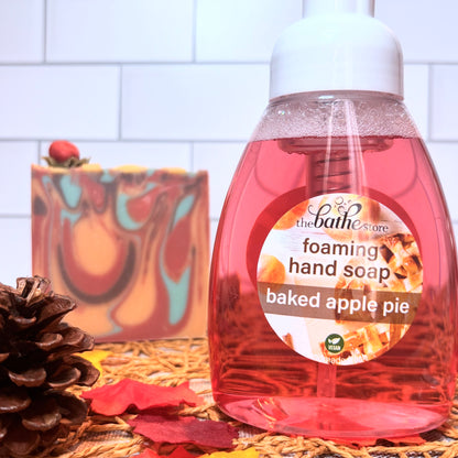 foaming hand soap - baked apple pie - 9 oz bottle