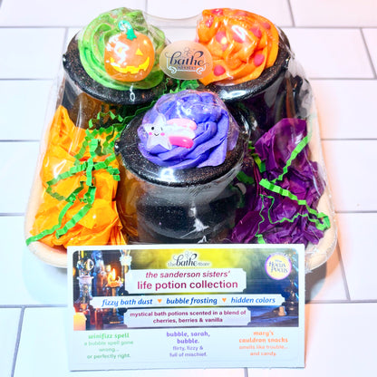 bubble bomb cauldrons - sanderson sisters' collection