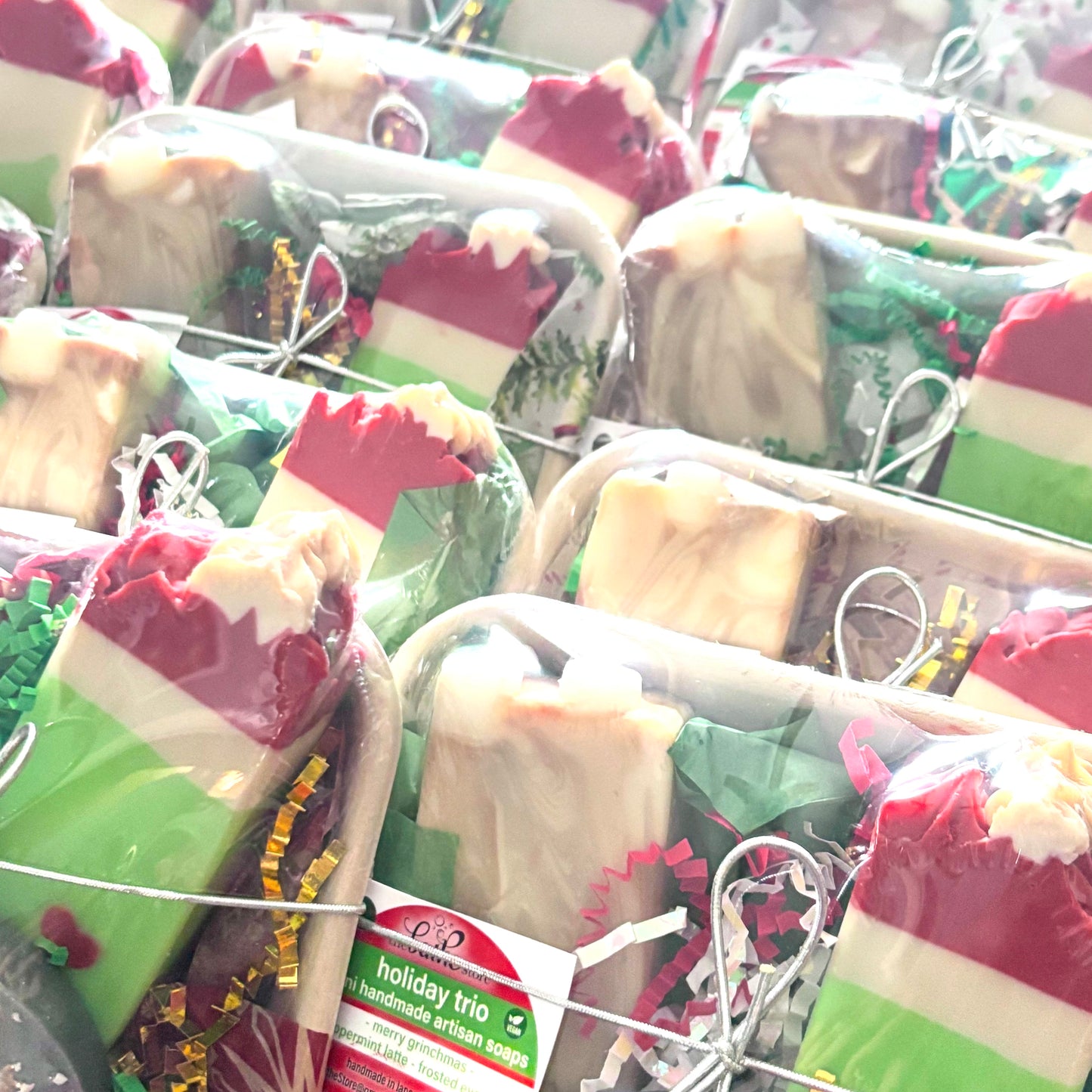 holiday trio - mini bar soap set