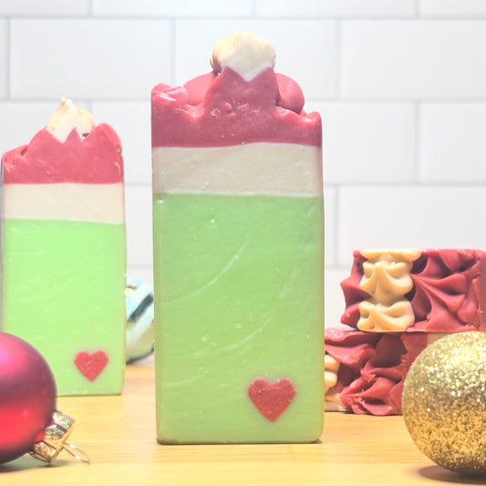 merry grinchmas - mini bar soap