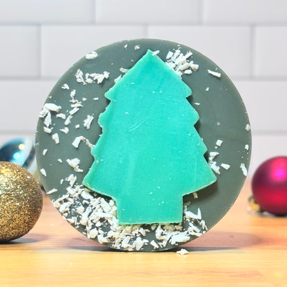 frosted evergreen - mini bar soap