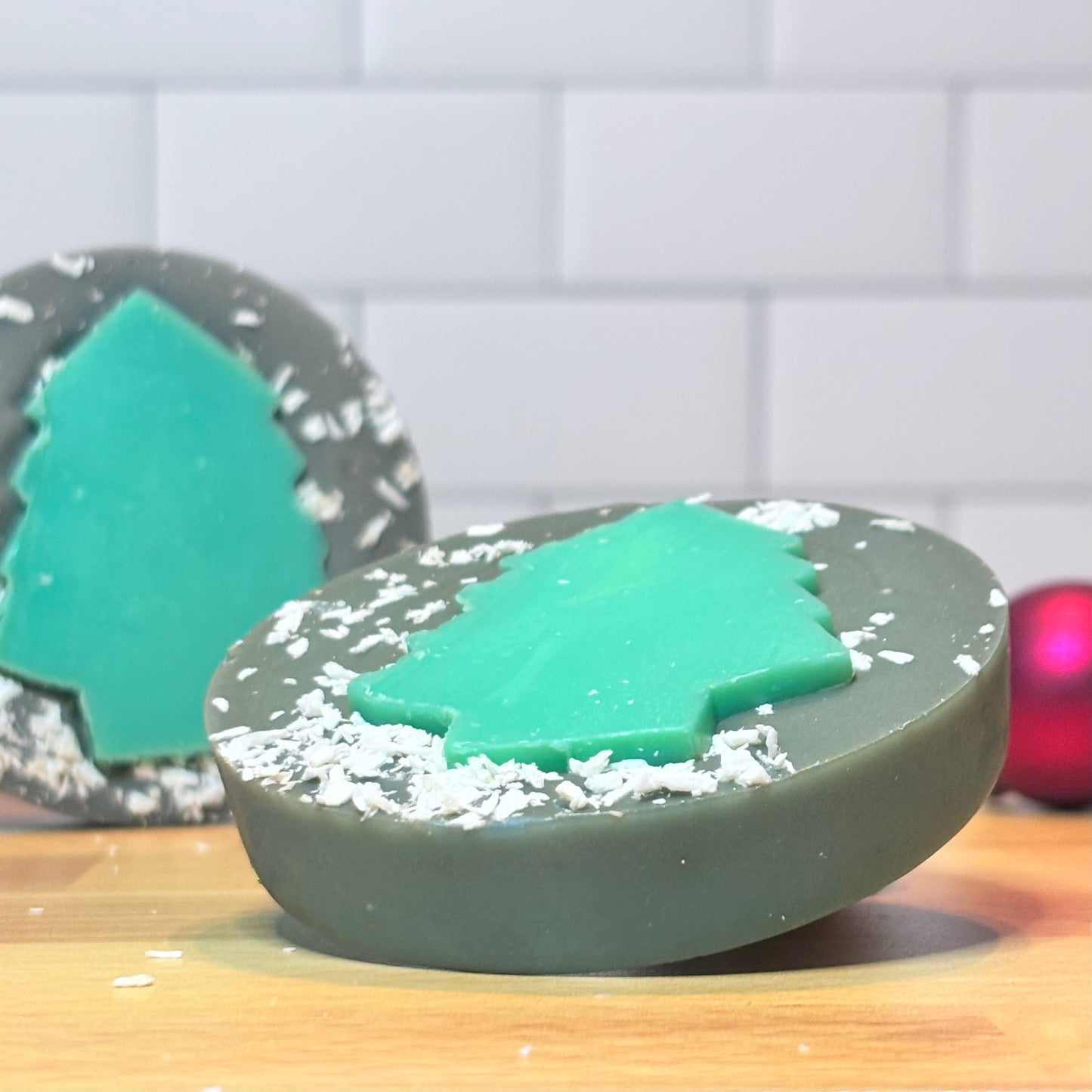 frosted evergreen - mini bar soap