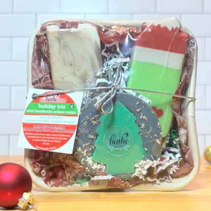 holiday trio - mini bar soap set