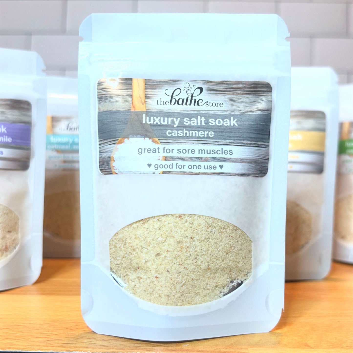 bath salt soak - sample size