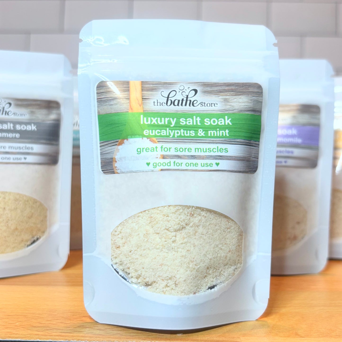 bath salt soak - sample size