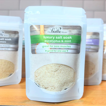 bath salt soak - sample size