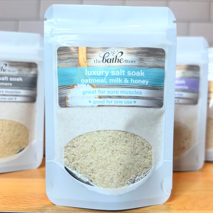 bath salt soak - sample size