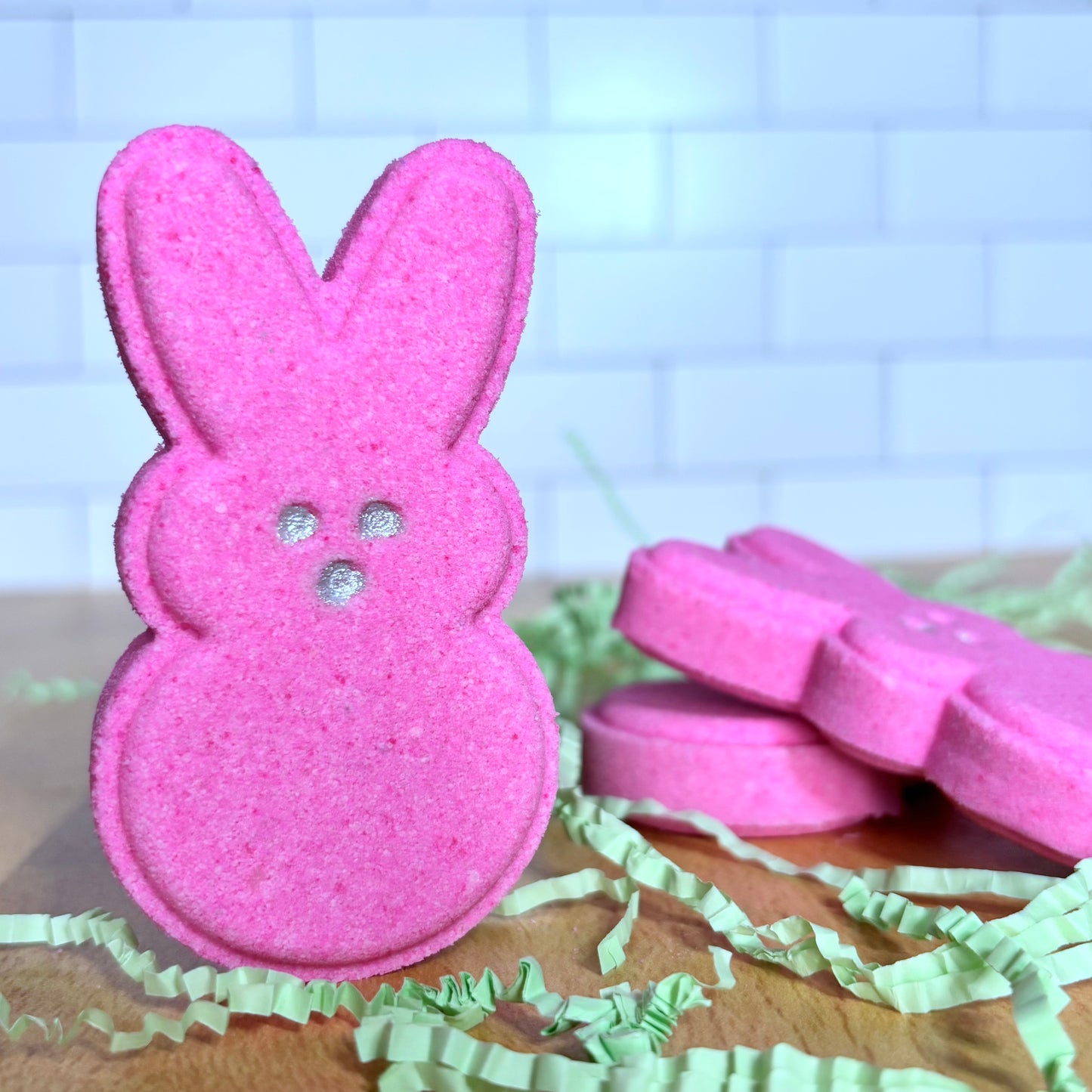 bunny peep bath bomb