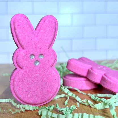bunny peep bath bomb
