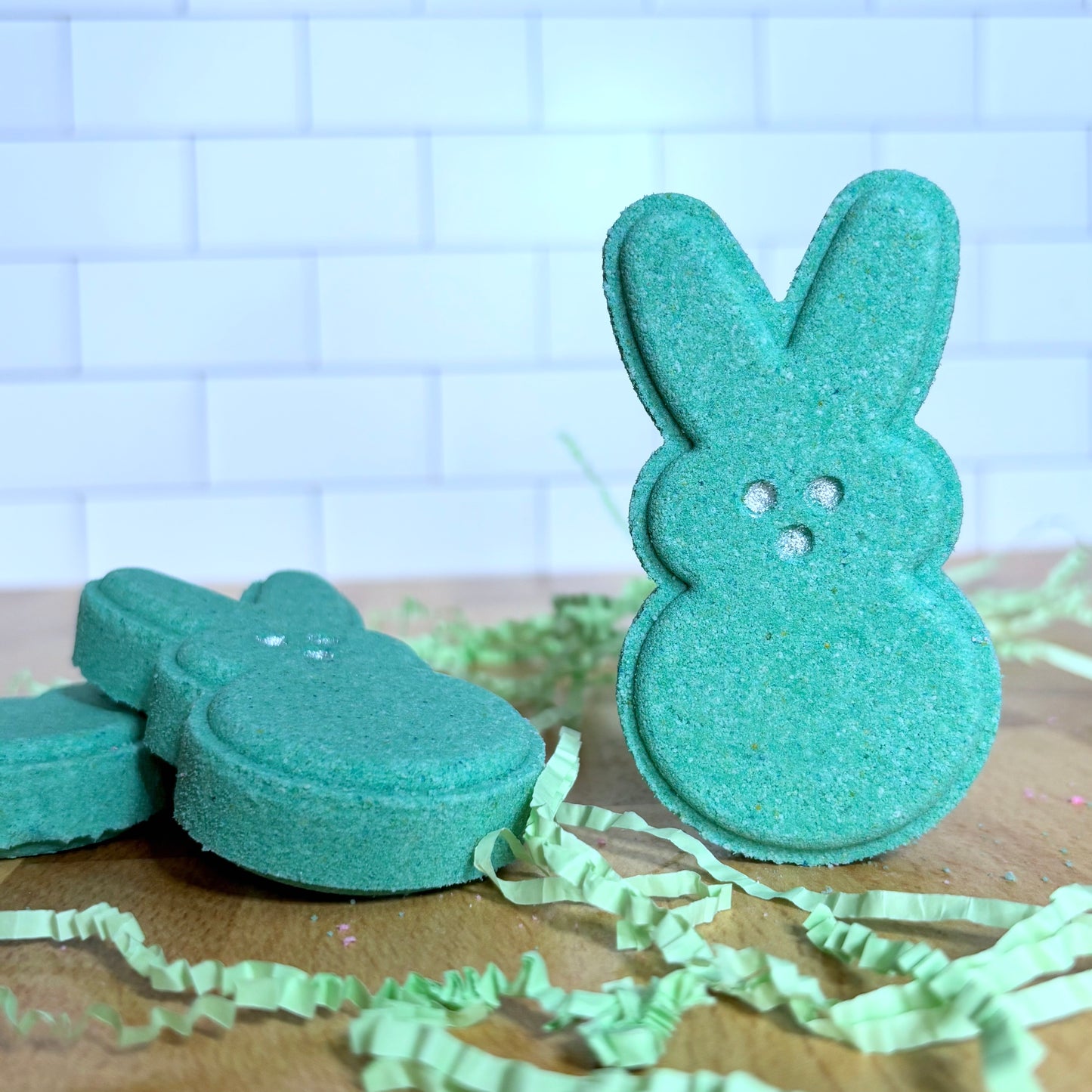 bunny peep bath bomb