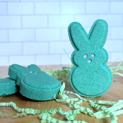 bunny peep bath bomb