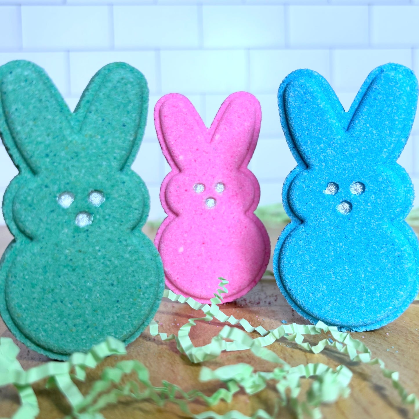 bunny peep bath bomb