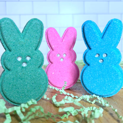 bunny peep bath bomb